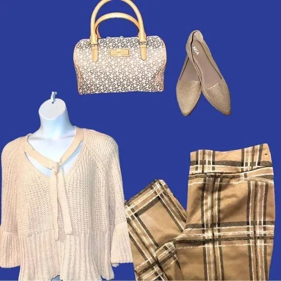 Anthropologie pol cream soft cute sweater - Picture 2 of 11